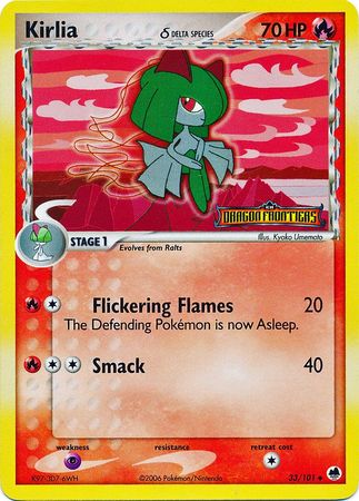 Kirlia (33/101) (Delta Species) (Stamped) [EX: Dragon Frontiers] | Dragon's Lair Comics and Fantasy Houston TX