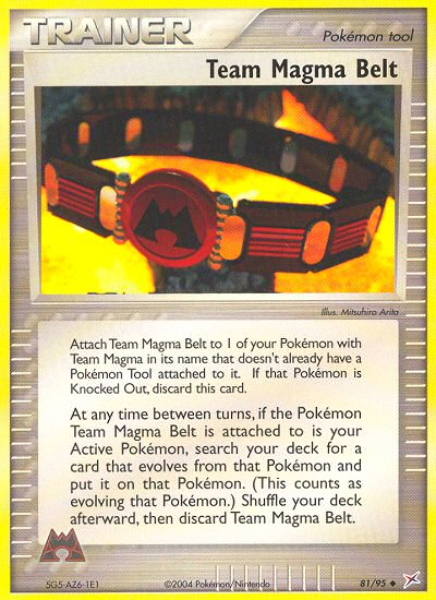 Team Magma Belt (81/95) [EX: Team Magma vs Team Aqua] | Dragon's Lair Comics and Fantasy Houston TX