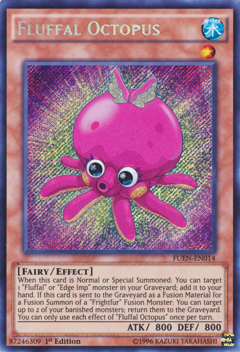 Fluffal Octopus [FUEN-EN014] Secret Rare | Dragon's Lair Comics and Fantasy Houston TX