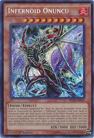 Infernoid Onuncu [SECE-EN019] Secret Rare | Dragon's Lair Comics and Fantasy Houston TX