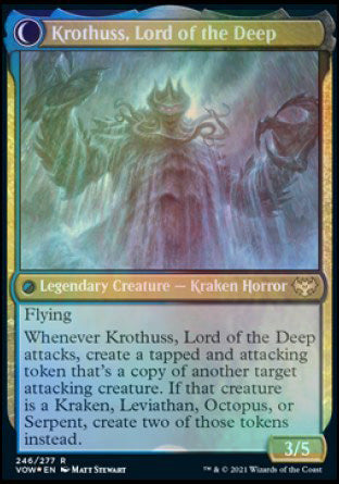 Runo Stromkirk // Krothuss, Lord of the Deep [Innistrad: Crimson Vow Prerelease Promos] | Dragon's Lair Comics and Fantasy Houston TX