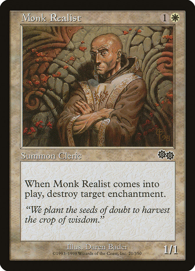 Monk Realist [Urza's Saga] | Dragon's Lair Comics and Fantasy Houston TX