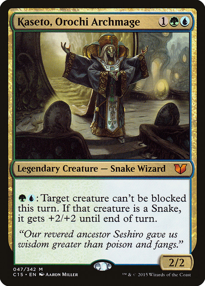 Kaseto, Orochi Archmage [Commander 2015] | Dragon's Lair Comics and Fantasy Houston TX