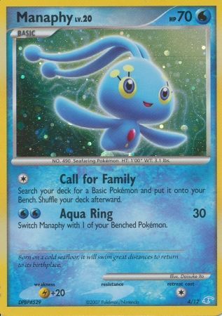 Manaphy (4/12) [Diamond & Pearl: Trainer Kit - Manaphy] | Dragon's Lair Comics and Fantasy Houston TX