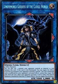 Underworld Goddess of the Closed World [BLVO-EN050] Secret Rare | Dragon's Lair Comics and Fantasy Houston TX