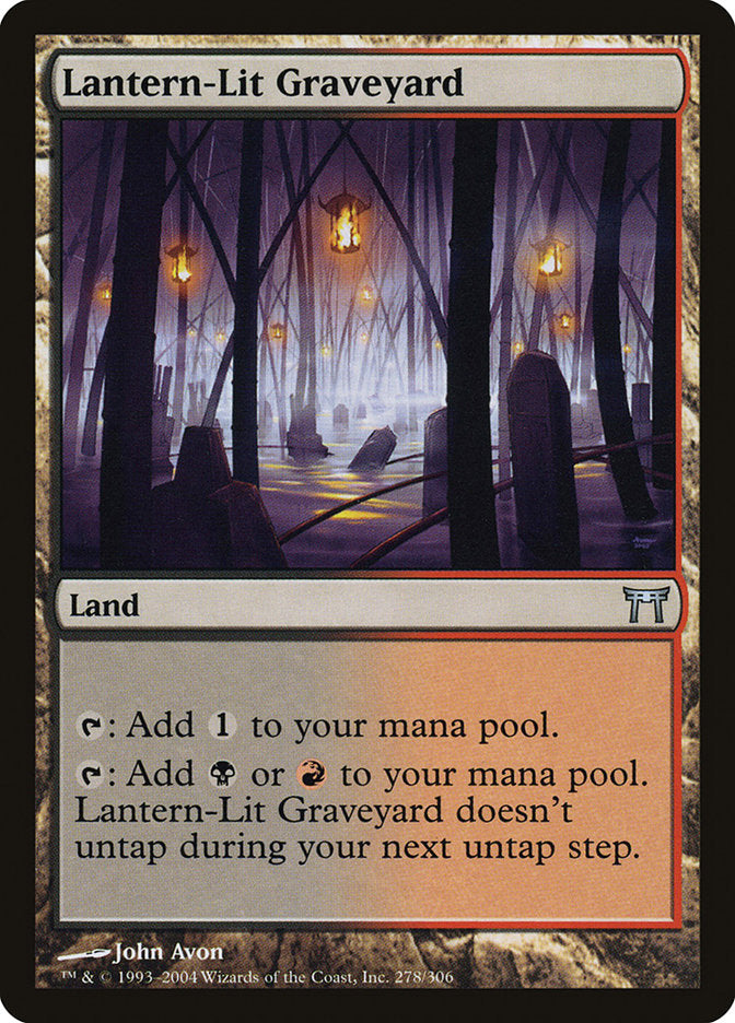 Lantern-Lit Graveyard [Champions of Kamigawa] | Dragon's Lair Comics and Fantasy Houston TX