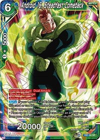 Android 16, Steadfast Comeback (EB1-64) [Battle Evolution Booster] | Dragon's Lair Comics and Fantasy Houston TX