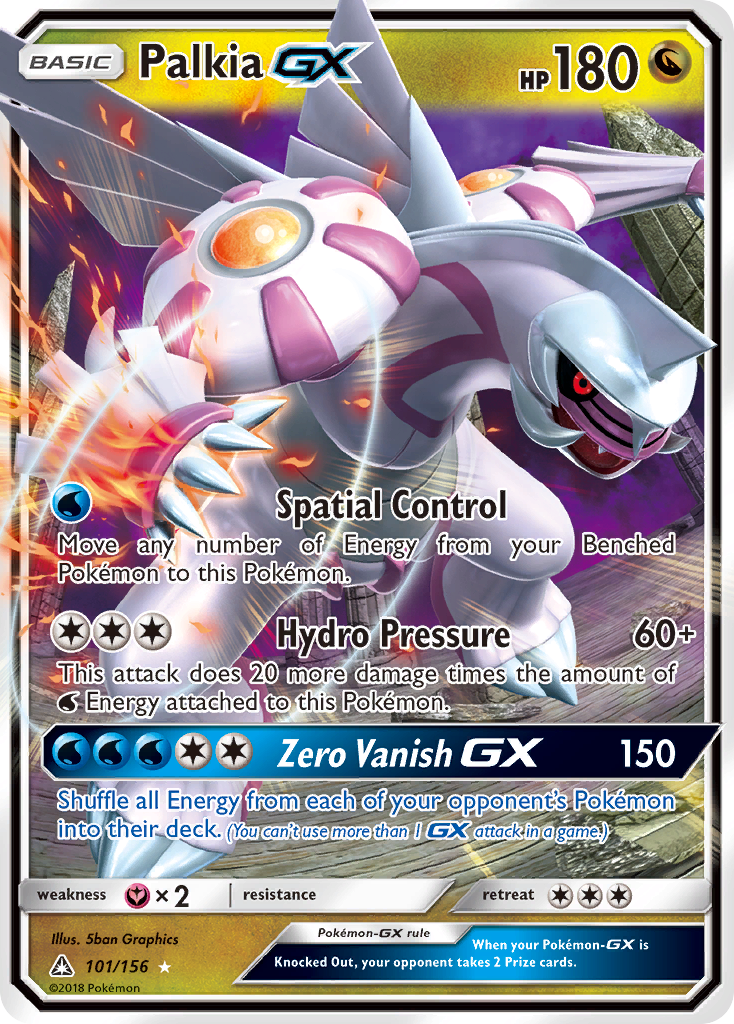 Palkia GX (101/156) [Sun & Moon: Ultra Prism] | Dragon's Lair Comics and Fantasy Houston TX