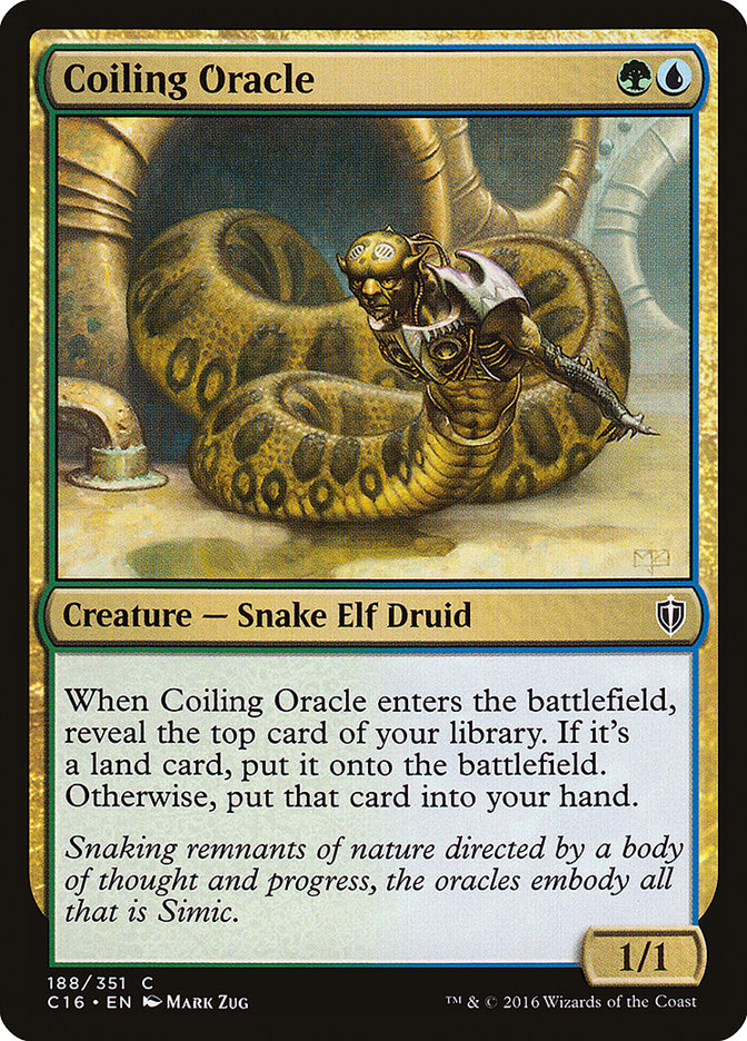 Coiling Oracle [Commander 2016] | Dragon's Lair Comics and Fantasy Houston TX