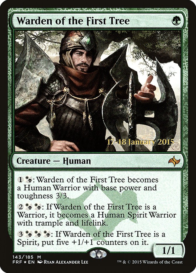 Warden of the First Tree [Fate Reforged Prerelease Promos] | Dragon's Lair Comics and Fantasy Houston TX