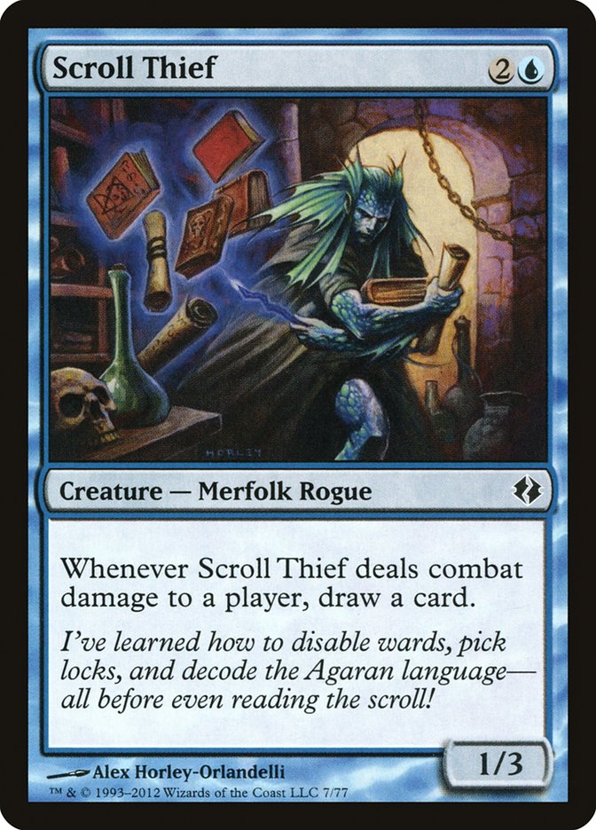 Scroll Thief [Duel Decks: Venser vs. Koth] | Dragon's Lair Comics and Fantasy Houston TX