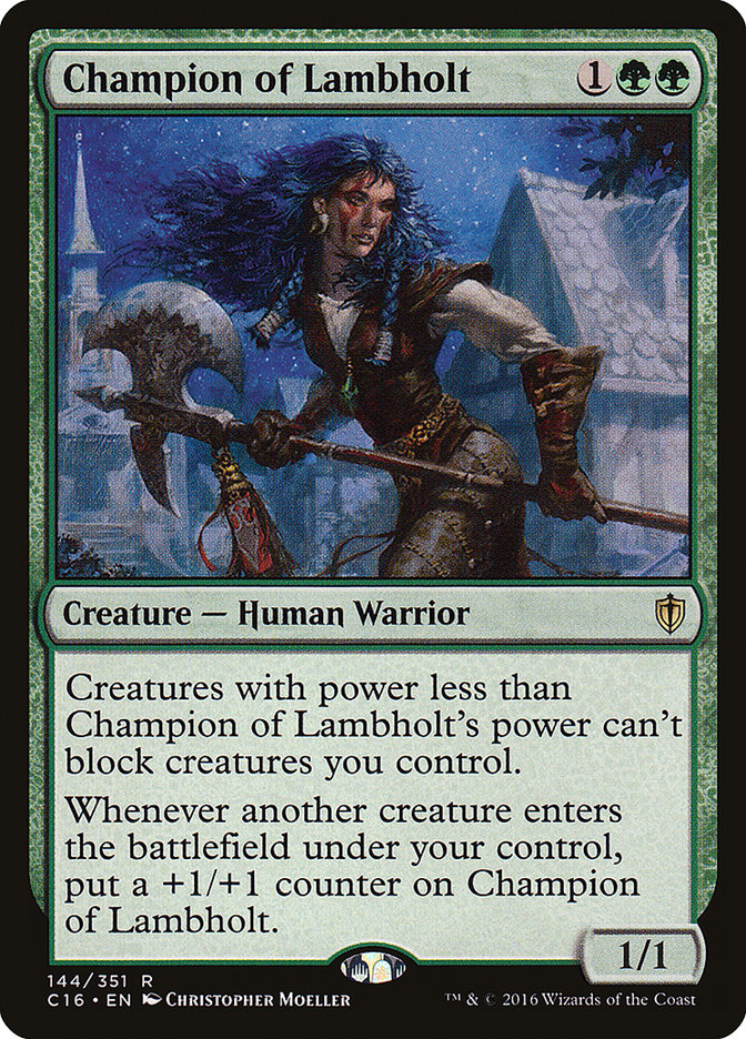 Champion of Lambholt [Commander 2016] | Dragon's Lair Comics and Fantasy Houston TX