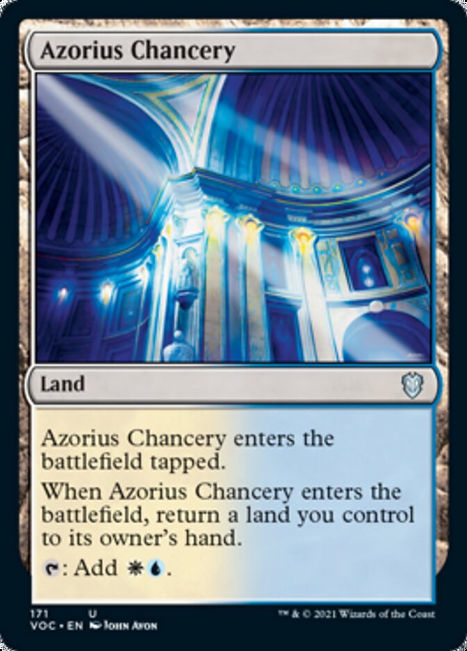 Azorius Chancery [Innistrad: Crimson Vow Commander] | Dragon's Lair Comics and Fantasy Houston TX