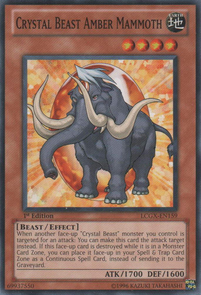 Crystal Beast Amber Mammoth [LCGX-EN159] Common | Dragon's Lair Comics and Fantasy Houston TX