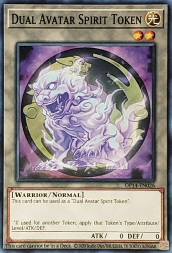 Dual Avatar Spirit Token [OP14-EN026] Super Rare | Dragon's Lair Comics and Fantasy Houston TX