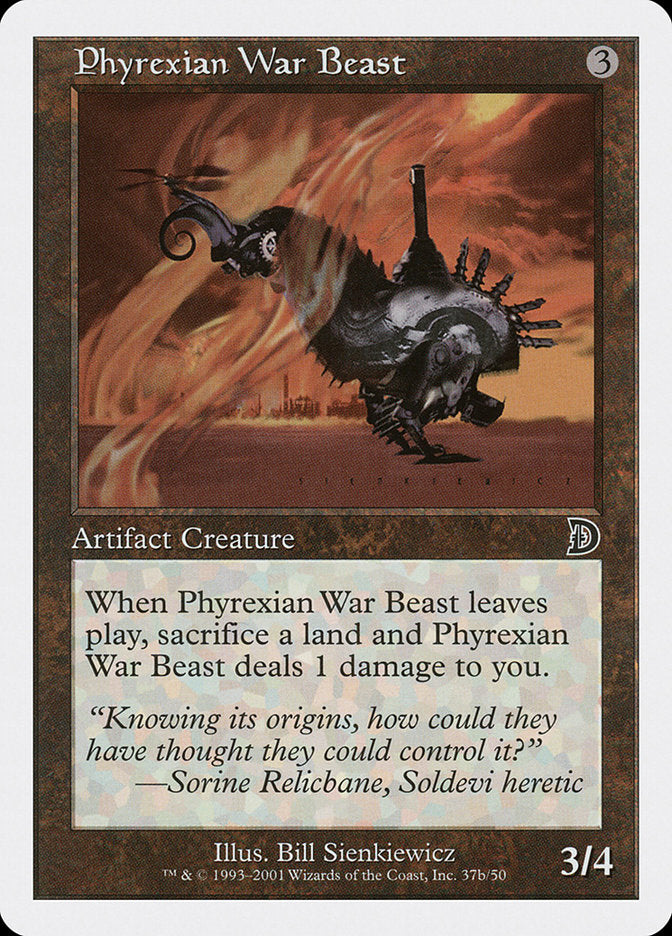 Phyrexian War Beast (Signature on Right) [Deckmasters] | Dragon's Lair Comics and Fantasy Houston TX