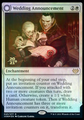 Wedding Announcement // Wedding Festivity [Innistrad: Crimson Vow Prerelease Promos] | Dragon's Lair Comics and Fantasy Houston TX