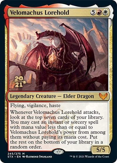 Velomachus Lorehold [Strixhaven: School of Mages Prerelease Promos] | Dragon's Lair Comics and Fantasy Houston TX