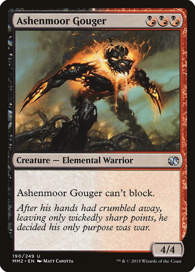 Ashenmoor Gouger [Modern Masters 2015] | Dragon's Lair Comics and Fantasy Houston TX