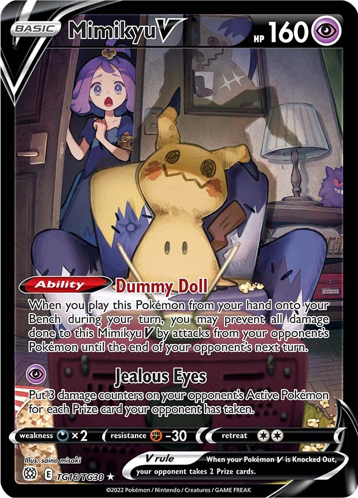 Mimikyu V (TG16/TG30) [Sword & Shield: Brilliant Stars] | Dragon's Lair Comics and Fantasy Houston TX