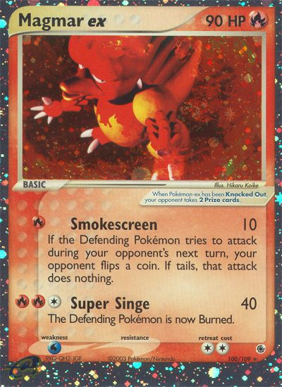 Magmar ex (100/109) [EX: Ruby & Sapphire] | Dragon's Lair Comics and Fantasy Houston TX