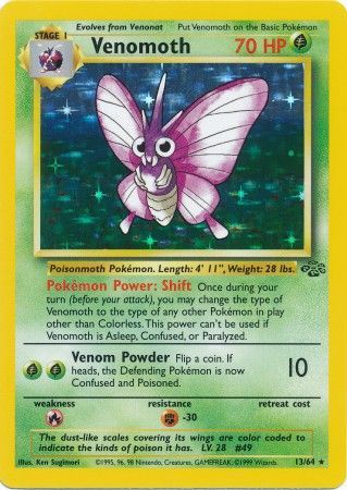 Venomoth (13/64) [Jungle Unlimited] | Dragon's Lair Comics and Fantasy Houston TX