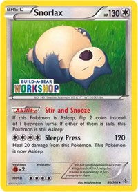 Snorlax (80/106) (Build-a-Bear Workshop Exclusive) [XY: Flashfire] | Dragon's Lair Comics and Fantasy Houston TX