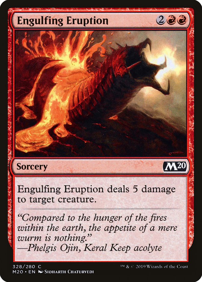 Engulfing Eruption [Core Set 2020] | Dragon's Lair Comics and Fantasy Houston TX