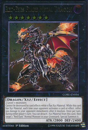 Red-Eyes Flare Metal Dragon [CORE-EN054] Ultimate Rare | Dragon's Lair Comics and Fantasy Houston TX