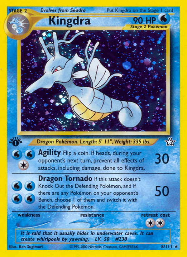 Kingdra (8/111) [Neo Genesis 1st Edition] | Dragon's Lair Comics and Fantasy Houston TX