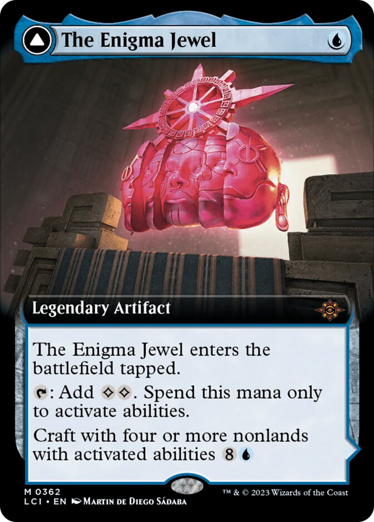 The Enigma Jewel // Locus of Enlightenment (Extended Art) [The Lost Caverns of Ixalan] | Dragon's Lair Comics and Fantasy Houston TX