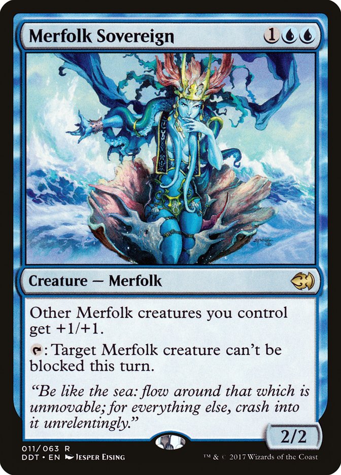 Merfolk Sovereign [Duel Decks: Merfolk vs. Goblins] | Dragon's Lair Comics and Fantasy Houston TX