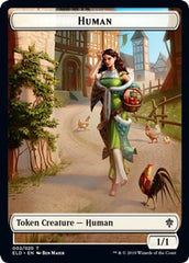 Human // Beast Double-Sided Token [Challenger Decks 2021 Tokens] | Dragon's Lair Comics and Fantasy Houston TX