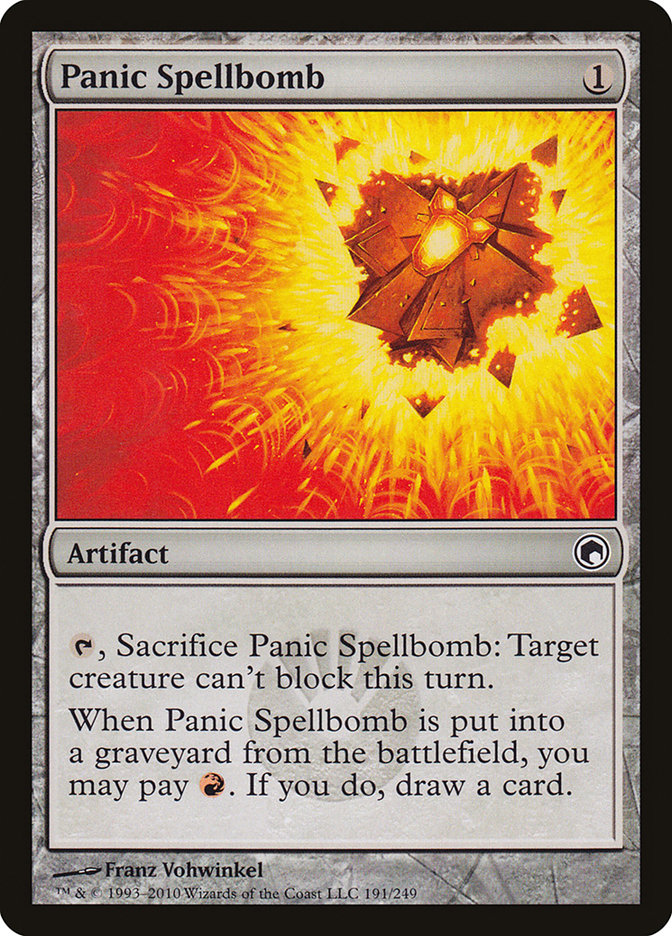 Panic Spellbomb [Scars of Mirrodin] | Dragon's Lair Comics and Fantasy Houston TX