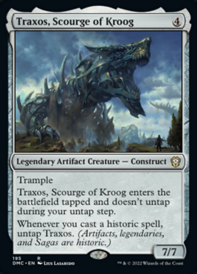 Traxos, Scourge of Kroog [Dominaria United Commander] | Dragon's Lair Comics and Fantasy Houston TX