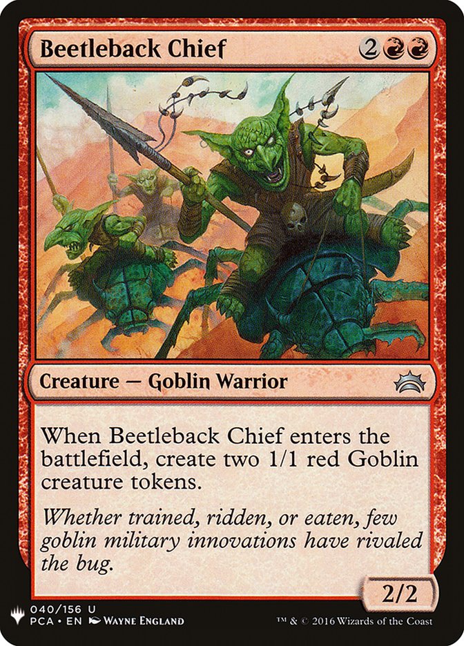 Beetleback Chief [Mystery Booster] | Dragon's Lair Comics and Fantasy Houston TX