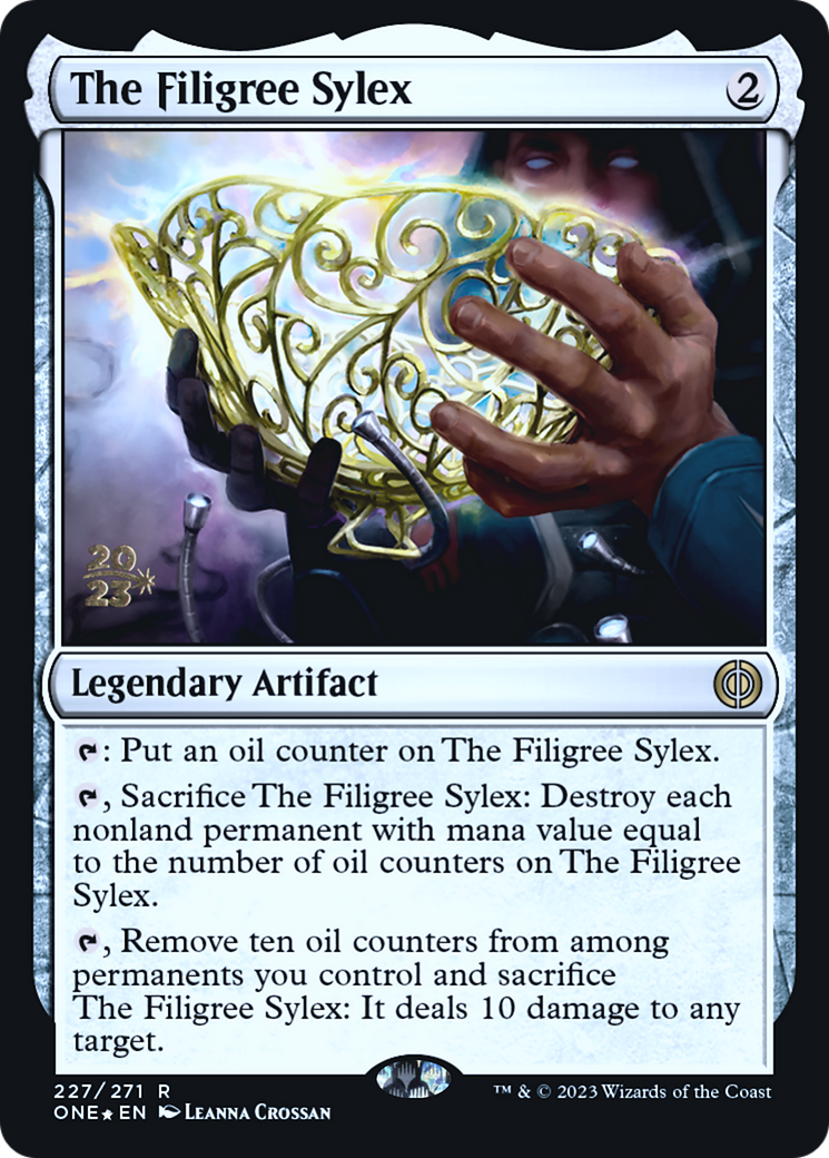 The Filigree Sylex [Phyrexia: All Will Be One Prerelease Promos] | Dragon's Lair Comics and Fantasy Houston TX