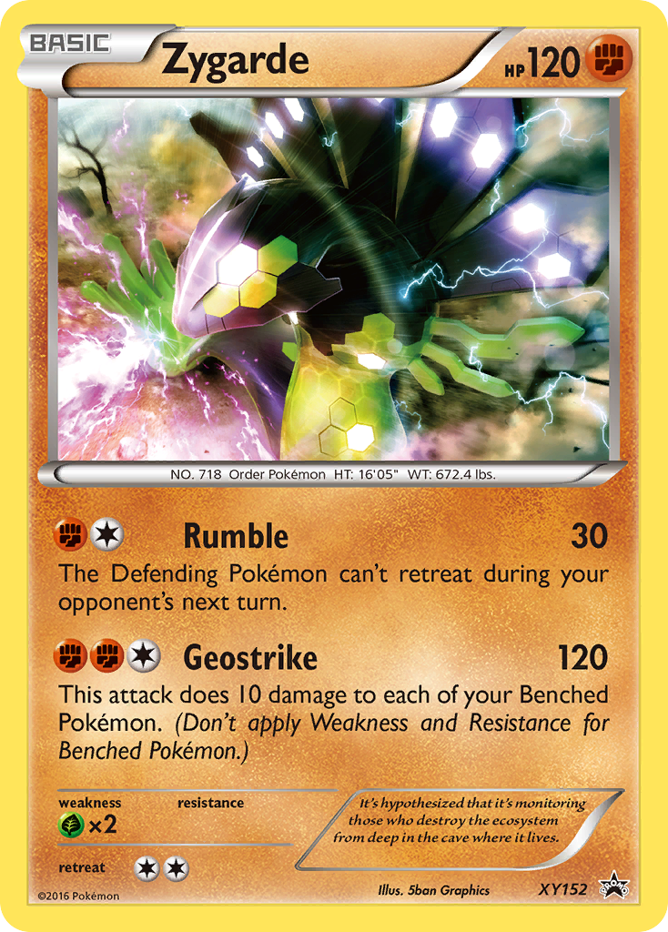 Zygarde (XY152) [XY: Black Star Promos] | Dragon's Lair Comics and Fantasy Houston TX