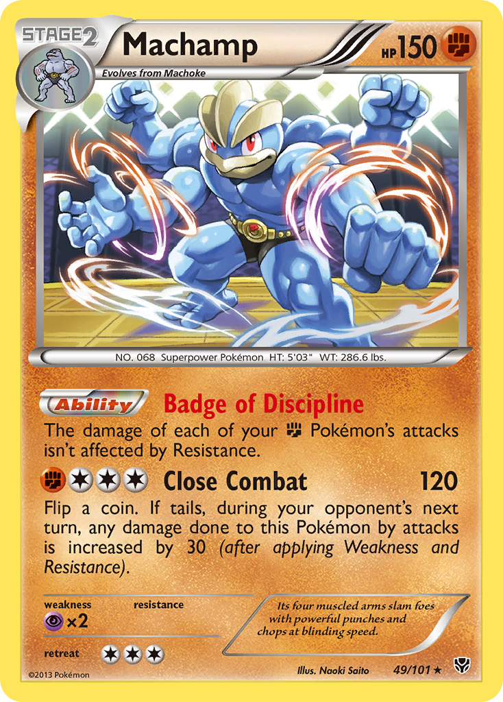 Machamp (49/101) [Black & White: Plasma Blast] | Dragon's Lair Comics and Fantasy Houston TX