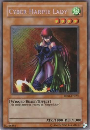 Cyber Harpie Lady [RP01-EN096] Secret Rare | Dragon's Lair Comics and Fantasy Houston TX