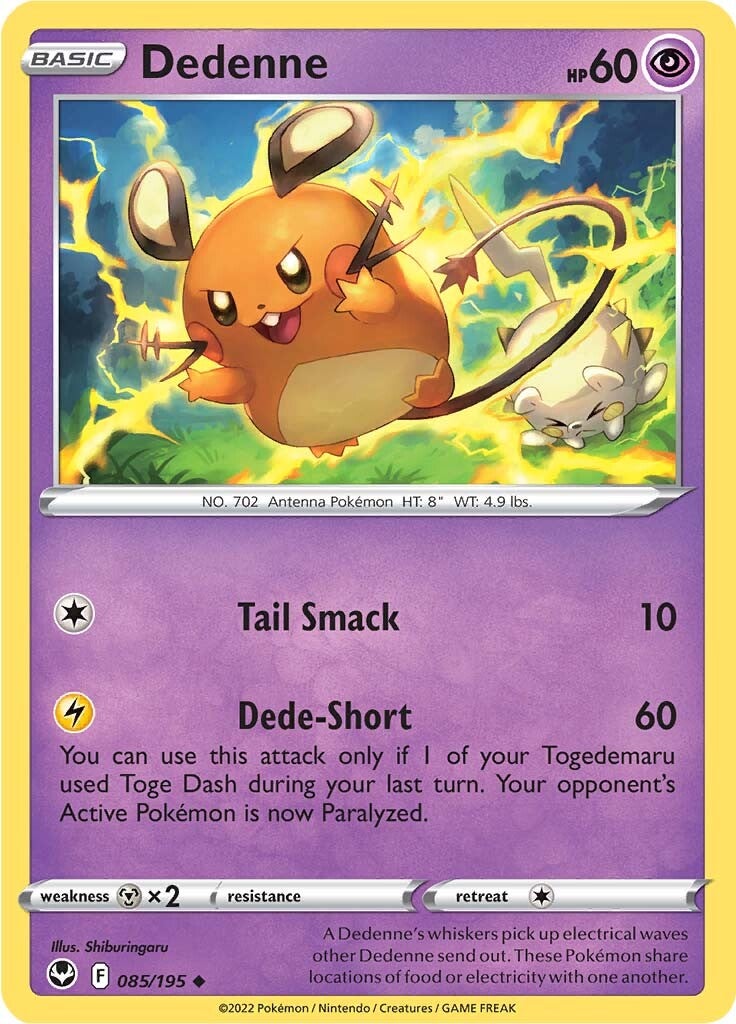 Dedenne (085/195) [Sword & Shield: Silver Tempest] | Dragon's Lair Comics and Fantasy Houston TX