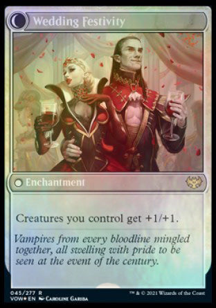 Wedding Announcement // Wedding Festivity [Innistrad: Crimson Vow Prerelease Promos] | Dragon's Lair Comics and Fantasy Houston TX