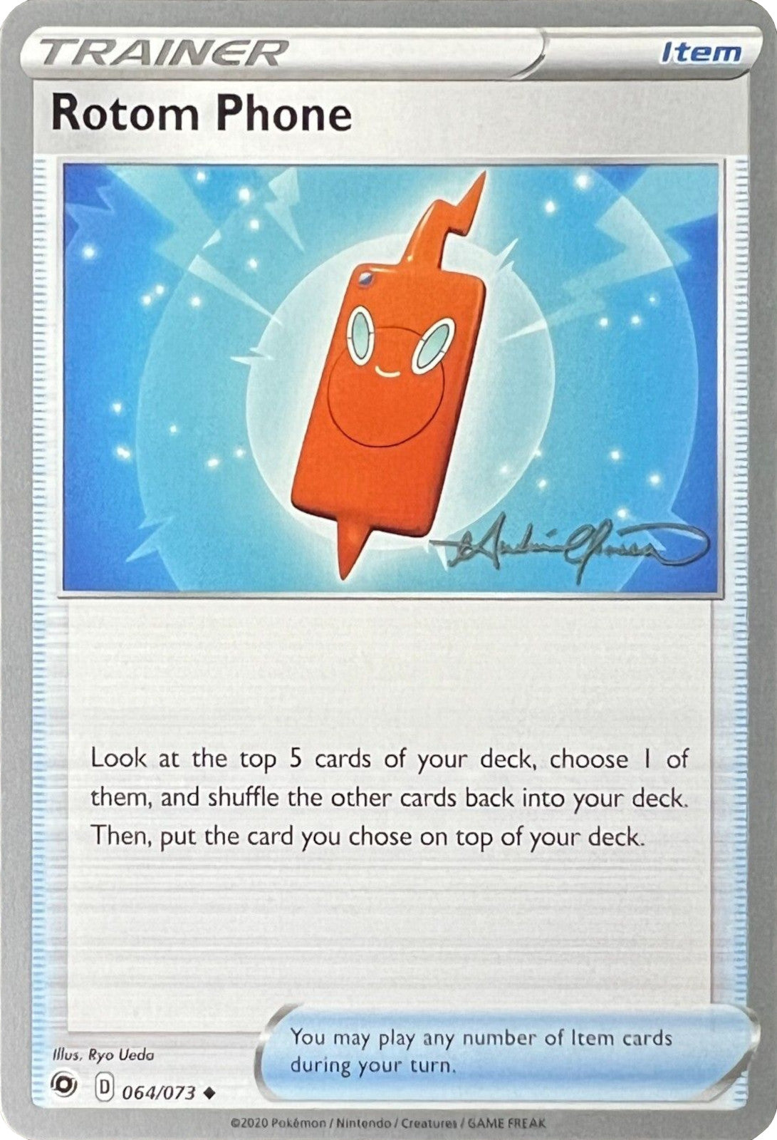 Rotom Phone (064/073) (The Shape of Mew - Andre Chiasson) [World Championships 2022] | Dragon's Lair Comics and Fantasy Houston TX