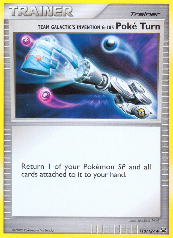 Team Galactic's Invention G-105 Poke Turn (118/127) [Platinum: Base Set] | Dragon's Lair Comics and Fantasy Houston TX