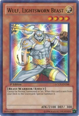 Wulf, Lightsworn Beast [LCGX-EN248] Ultra Rare | Dragon's Lair Comics and Fantasy Houston TX