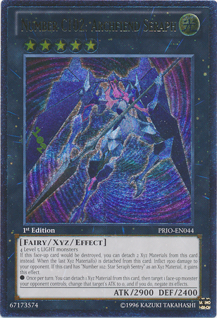 Number C102: Archfiend Seraph [PRIO-EN044] Ultimate Rare | Dragon's Lair Comics and Fantasy Houston TX