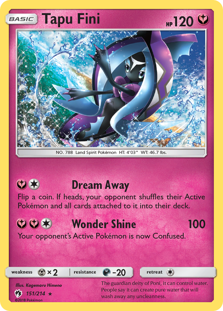 Tapu Fini (151/214) [Sun & Moon: Lost Thunder] | Dragon's Lair Comics and Fantasy Houston TX