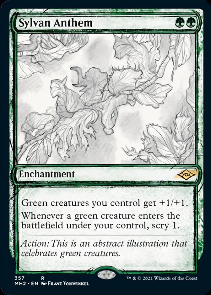 Sylvan Anthem (Sketch) [Modern Horizons 2] | Dragon's Lair Comics and Fantasy Houston TX