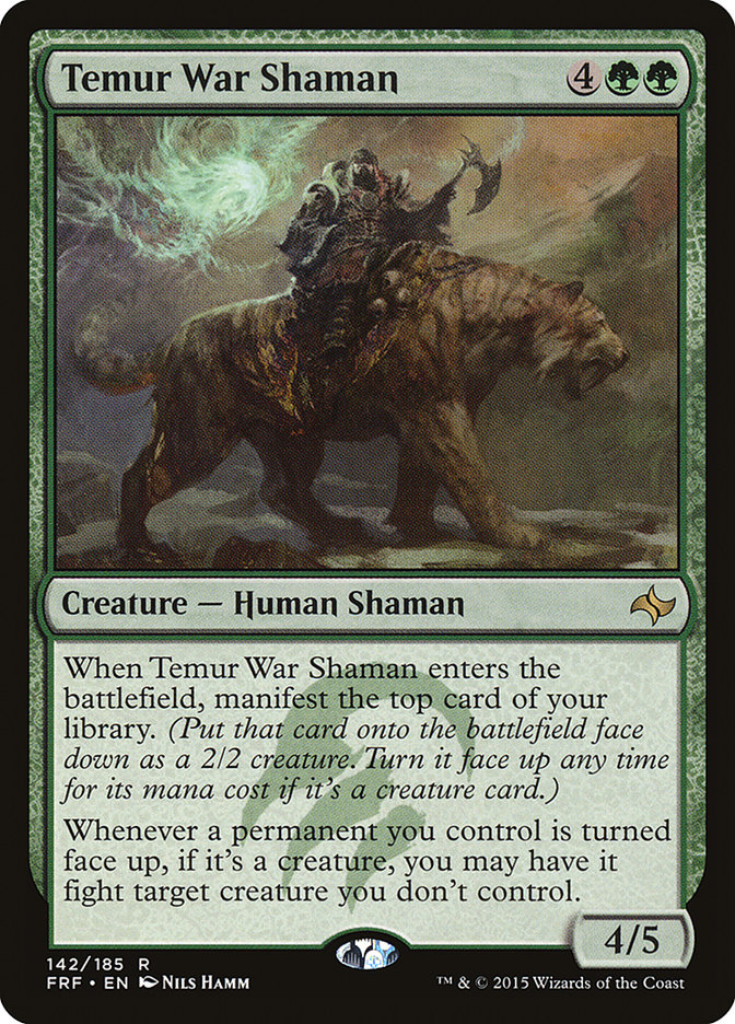 Temur War Shaman [Fate Reforged] | Dragon's Lair Comics and Fantasy Houston TX