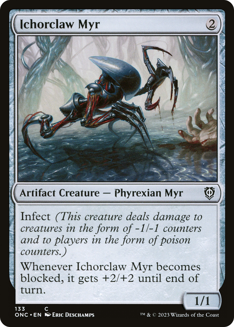 Ichorclaw Myr [Phyrexia: All Will Be One Commander] | Dragon's Lair Comics and Fantasy Houston TX